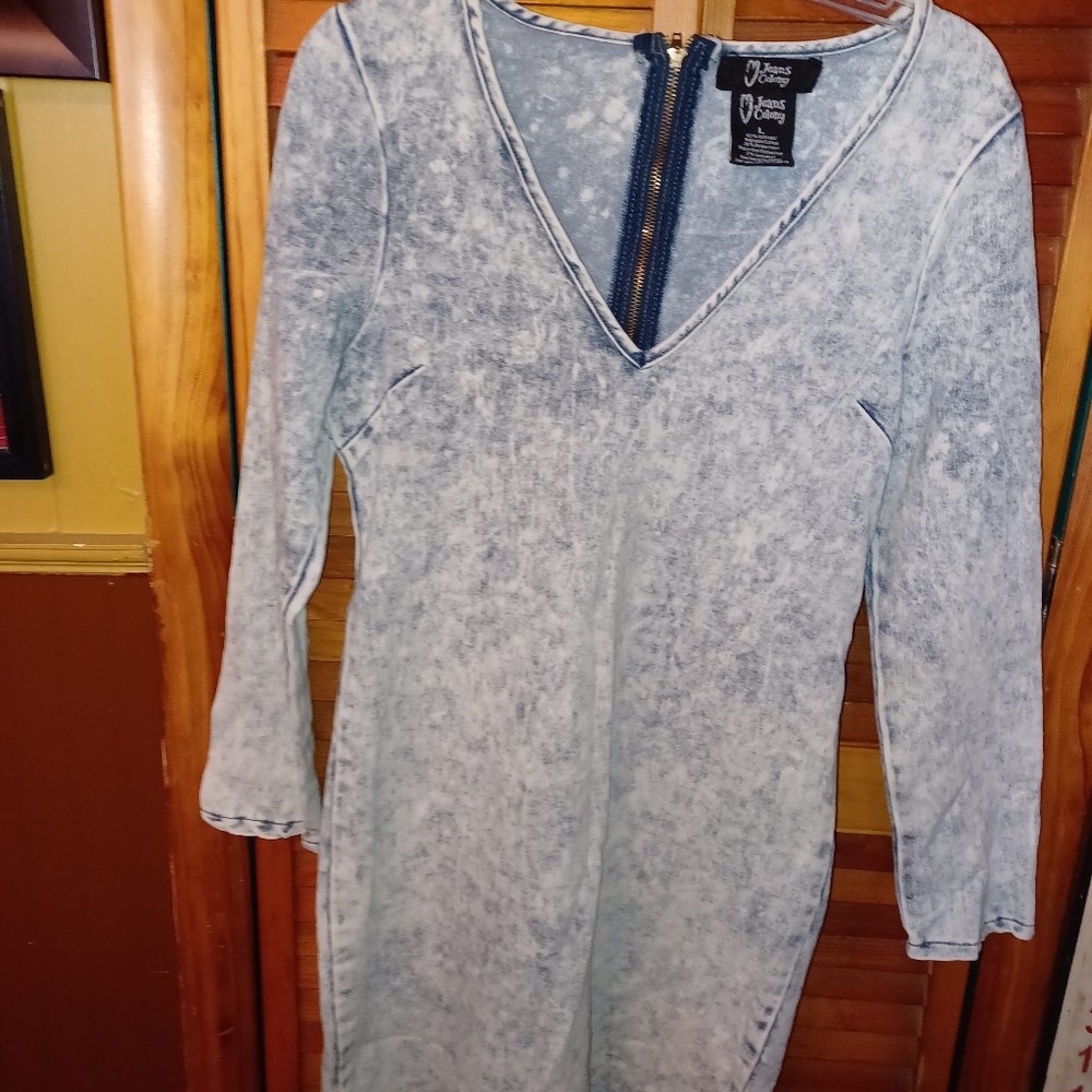 Jeans Colony denim dress size large